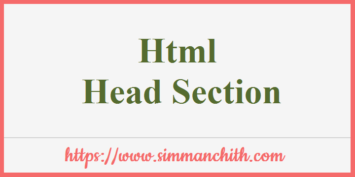 HTML - The Head Element
