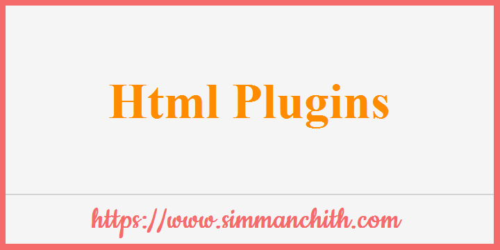 HTML Plug-ins