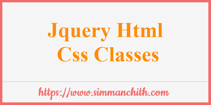 jQuery - Get and Set CSS Classes