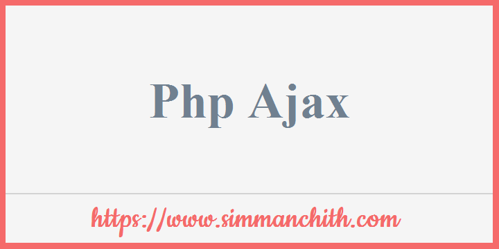 PHP and AJAX