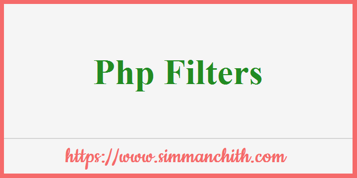 PHP Filters
