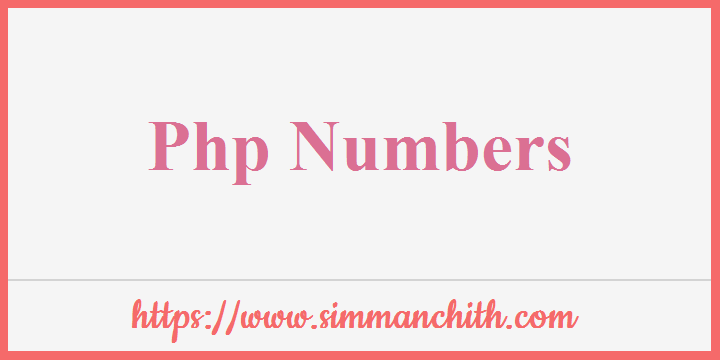 PHP Numbers