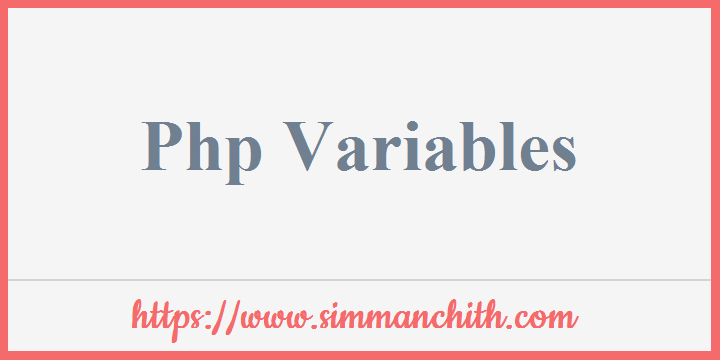 PHP Variables