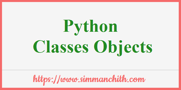 Python Classes and Objects