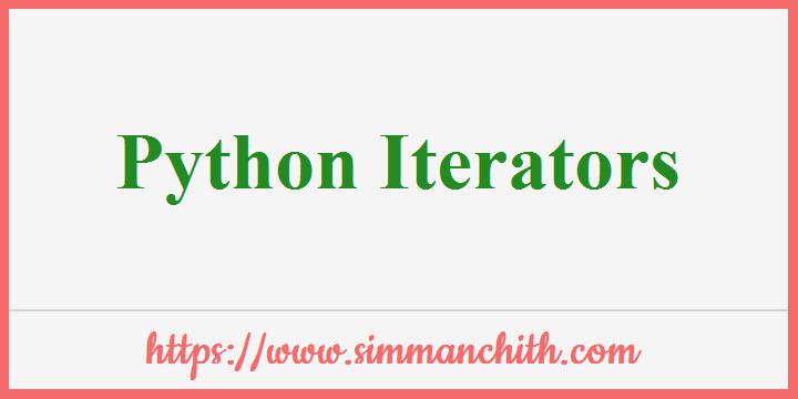 Python Iterators