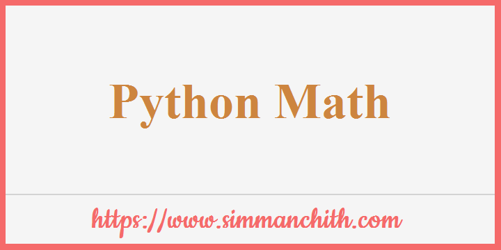 Python Math