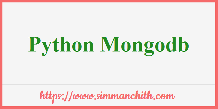 Python MongoDB