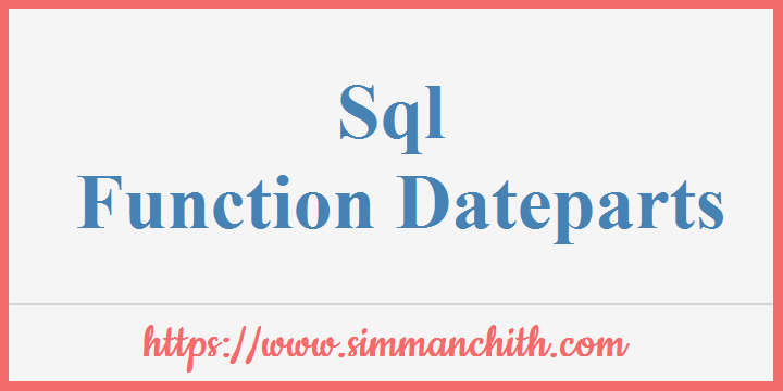 SQL DATEPART() | EXTRACT() Function