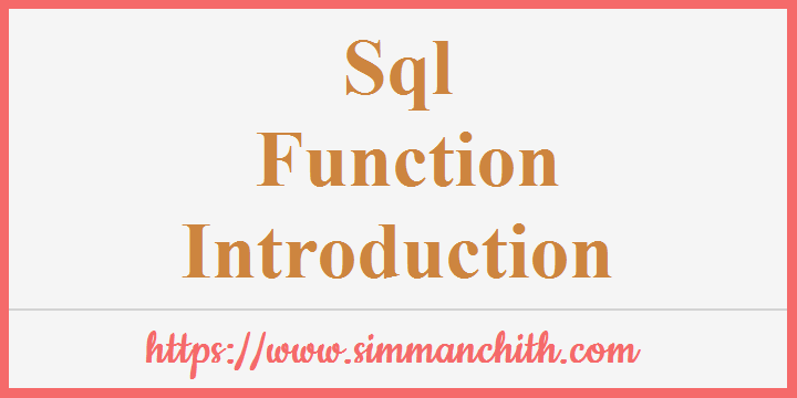 List Of SQL Built-In Functions
