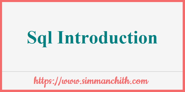 Introduction to SQL