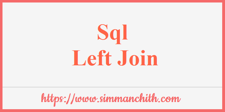 SQL LEFT JOIN