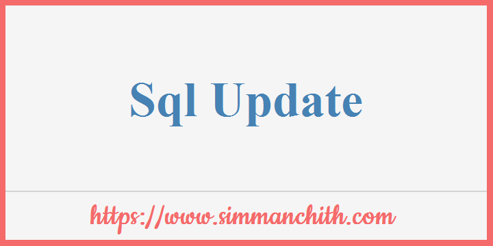 SQL UPDATE Statement